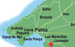 Golf-Map Mallorca